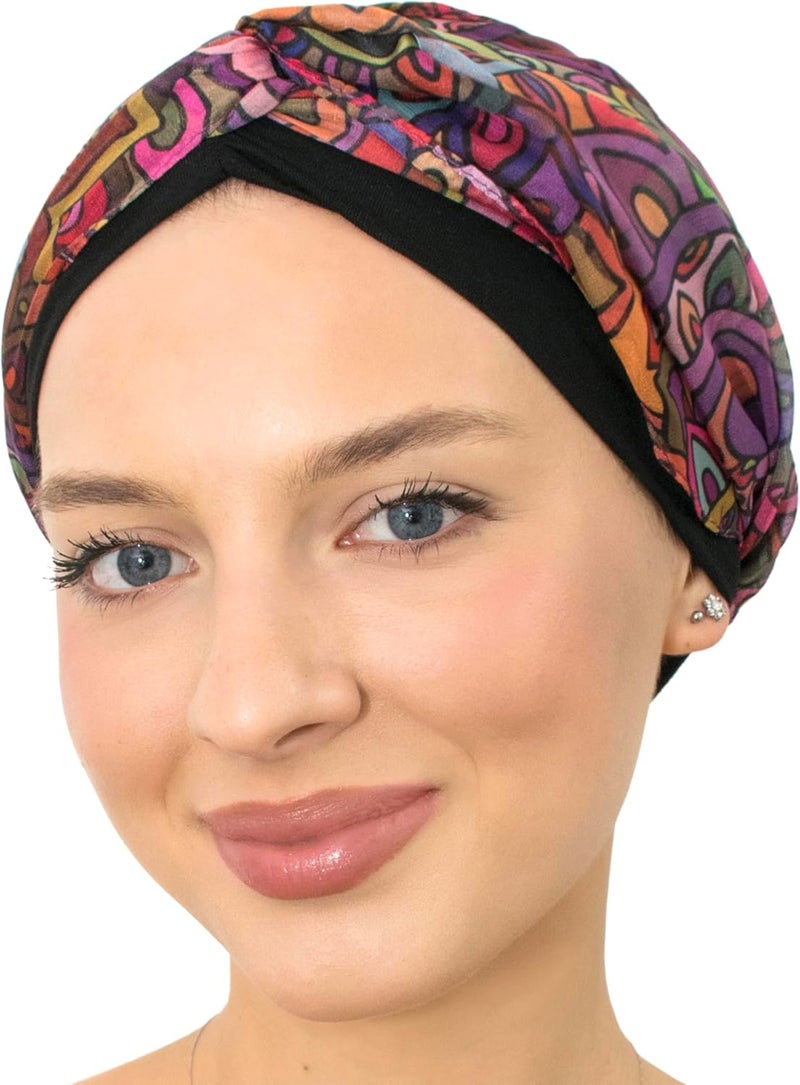CAPLORD Head Scarf for Women Skull Cap Chemo Patients Headwear Cancer Hair Loss Scarf Headwrap Cover Hat Turban Covering Wrap - Image 5